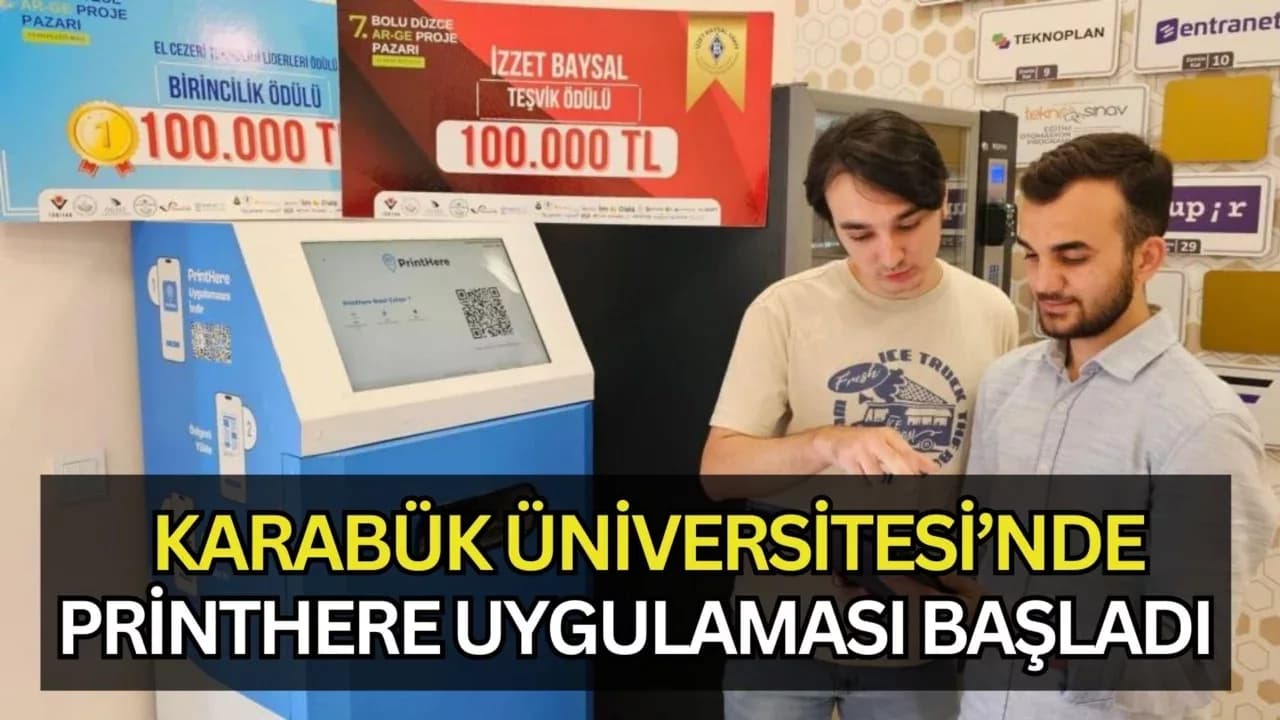 KBÜ'lü Öğrencilerinden Kırtasiye Kuyruklarına Son Veren Sistem