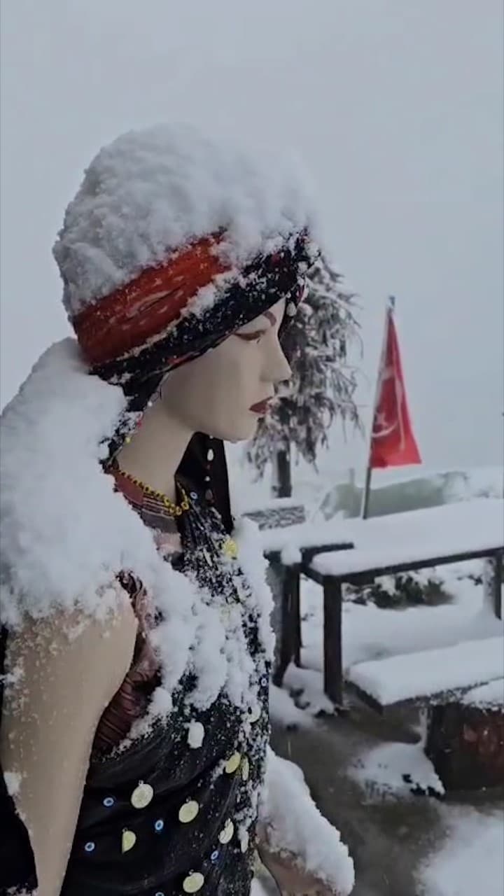 Kaçkarlar beyaz örtüyle kaplandı