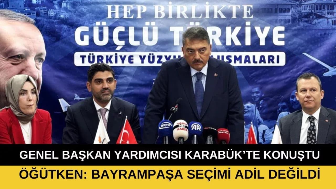 AK Partili Öğütken: "Bayrampaşa’daki seçimin adil olmadığına inanıyoruz"