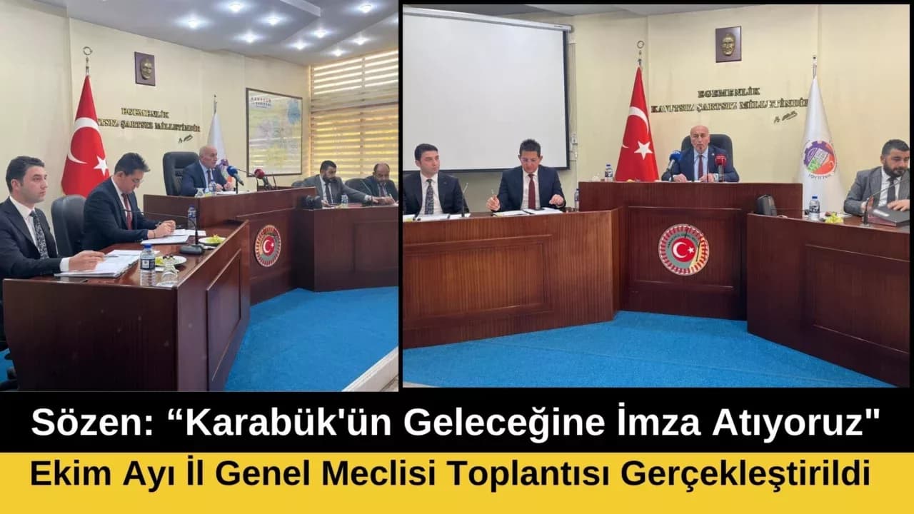 Başkan Sözen, “Karabük'ün Geleceğine İmza Atıyoruz"