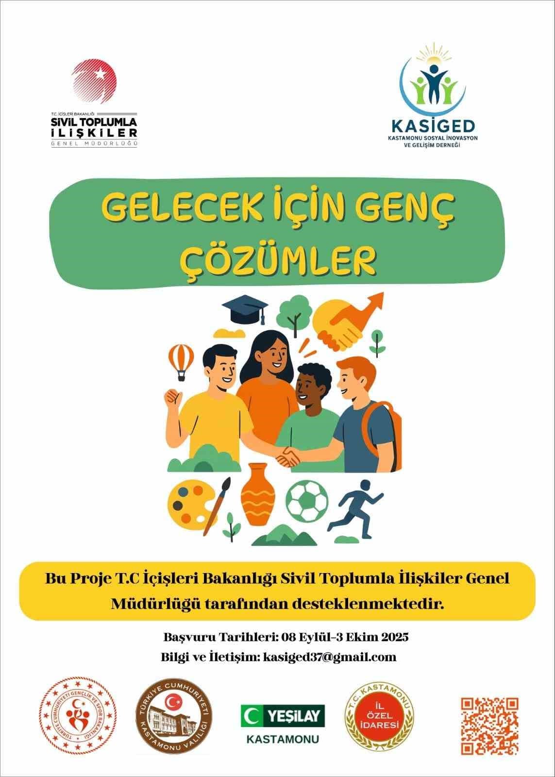 Kastamonu’da "Gelecek İçin Genç Çözümler" projesi başladı