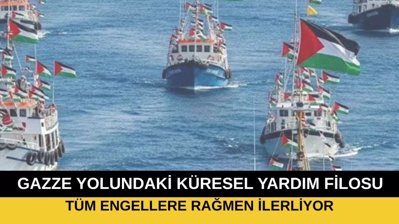 Küresel Sumud Filosu: "13 gemi durduruldu, 30 gemi Gazze yolunda"