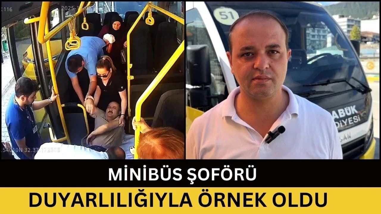 Fenalaşan yolcuyu hastaneye yetiştirdi