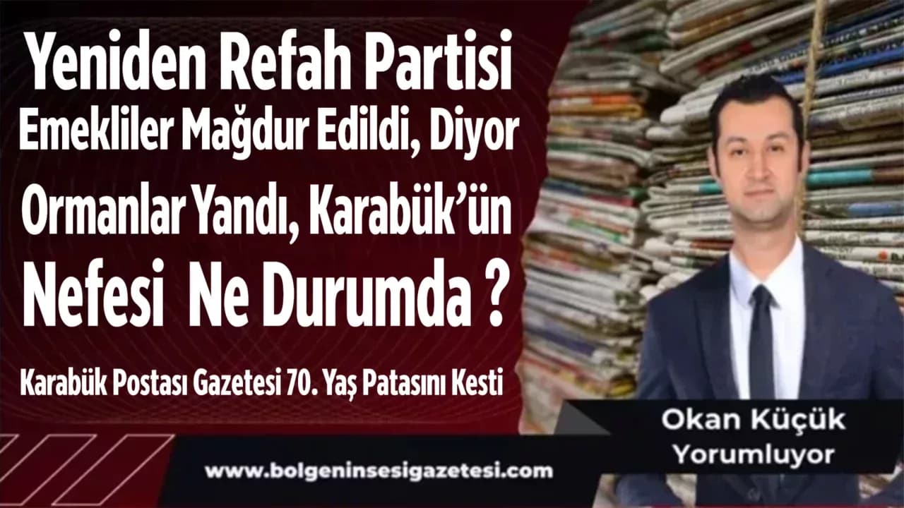 Yeniden Refah Partisi  Emekliler Mağdur Edildi, Diyor