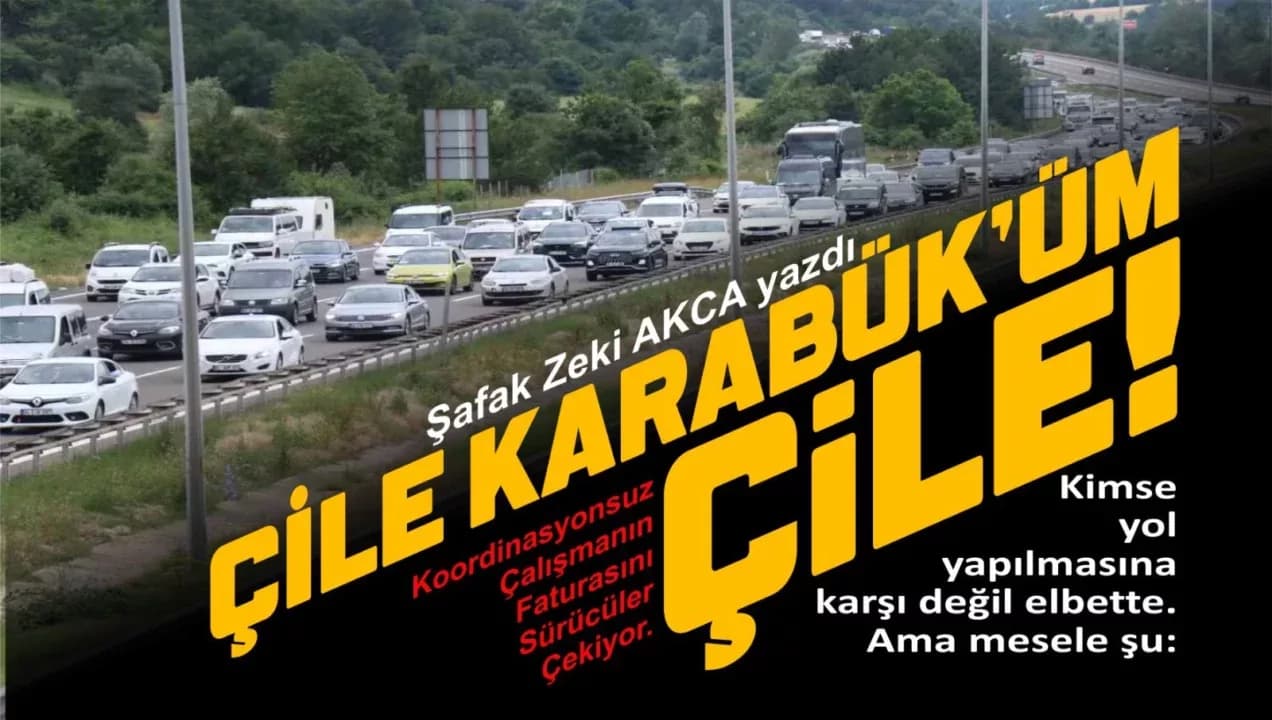 Karabük’te Yol Değil, Sabır Taşı Döşeniyor