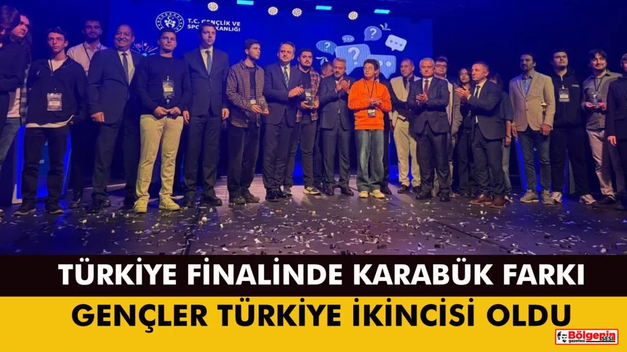 KARABÜK’ÜN GENÇ DÂHİLERİ TÜRKİYE İKİNCİSİ OLDU