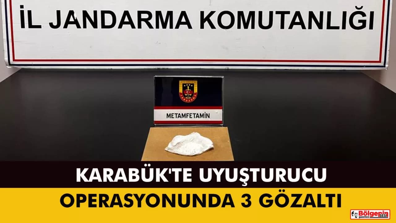 Karabük'te Uyuşturucu Operasyonunda 3 Gözaltı