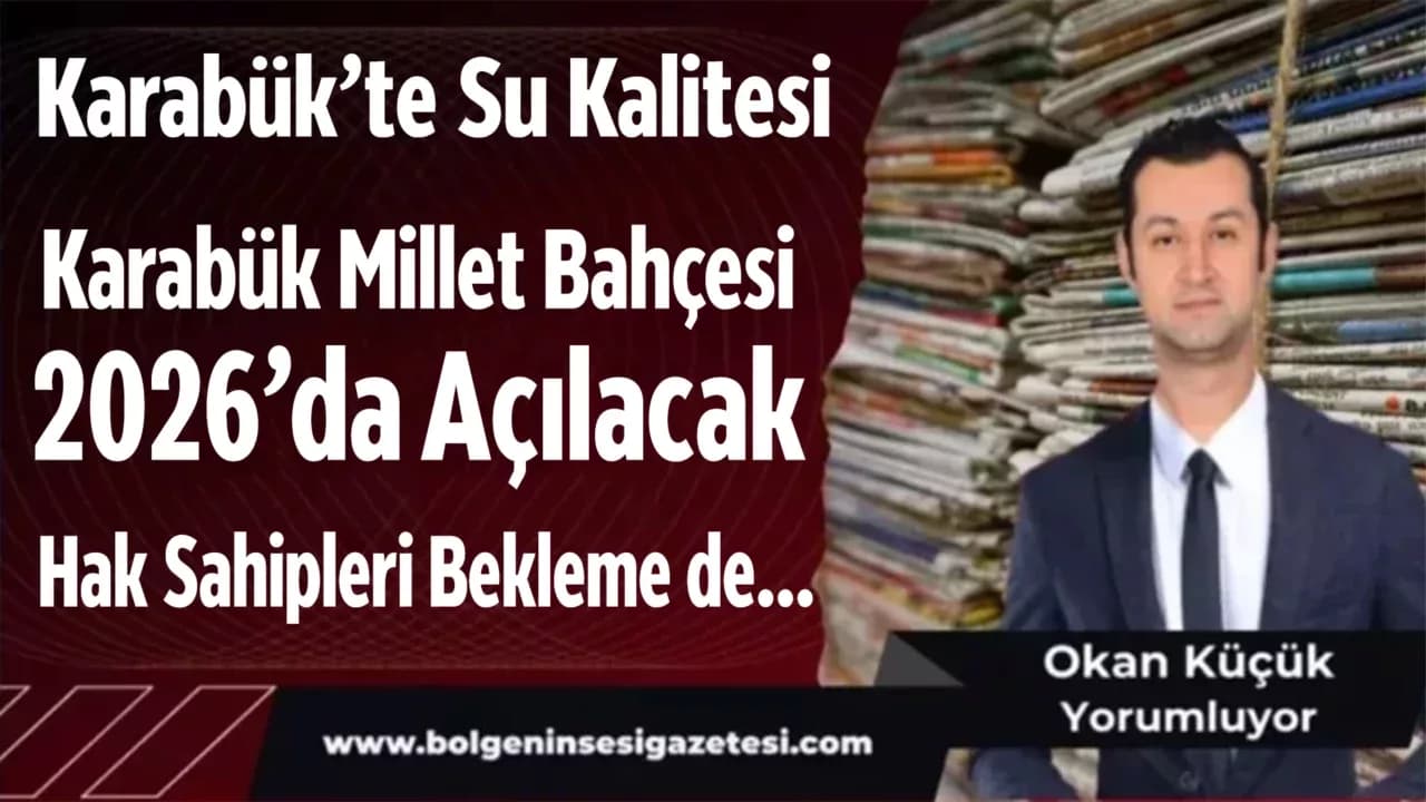 Karabük’te Su Kalitesi
