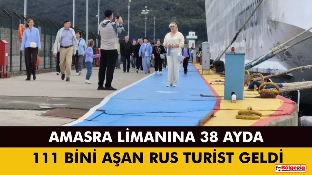 Amasra Limanına 38 Ayda Gelen Rus Turist Sayısı 111 Bin Kişiyi Aştı