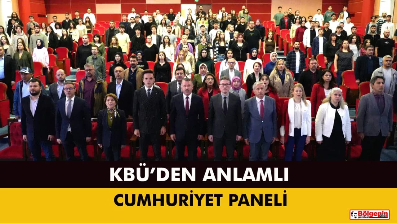 KBÜ’de “Cumhuriyetten Türkiye Yüzyılı’na: Egemenlik, Yönetim ve Sanat” Paneli Düzenlendi