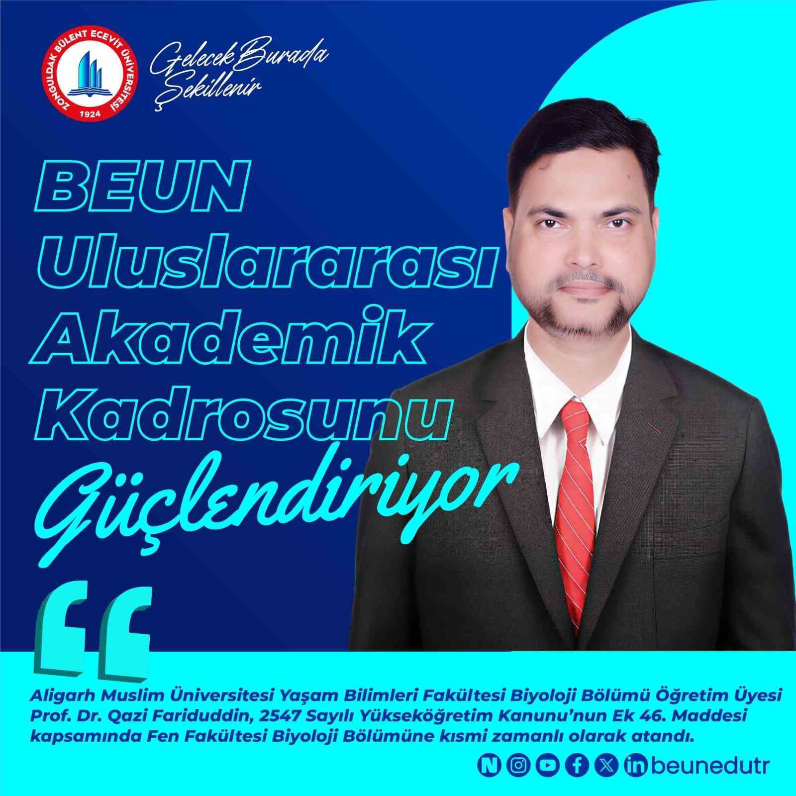 BEUN uluslararası akademik kadrosunu güçlendiriyor