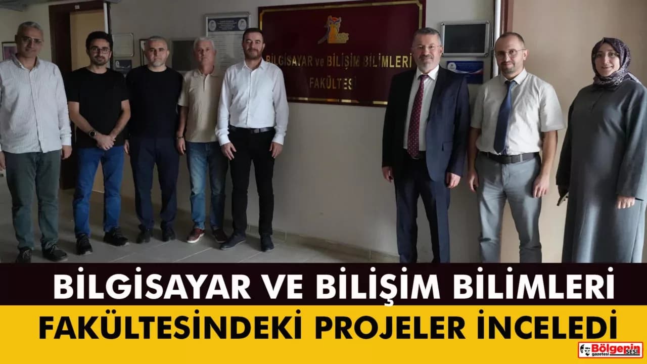 Rektör Kırışık, Yeni Kurulan Bilgisayar ve Bilişim Bilimleri Fakültesinde İncelemelerde Bulundu