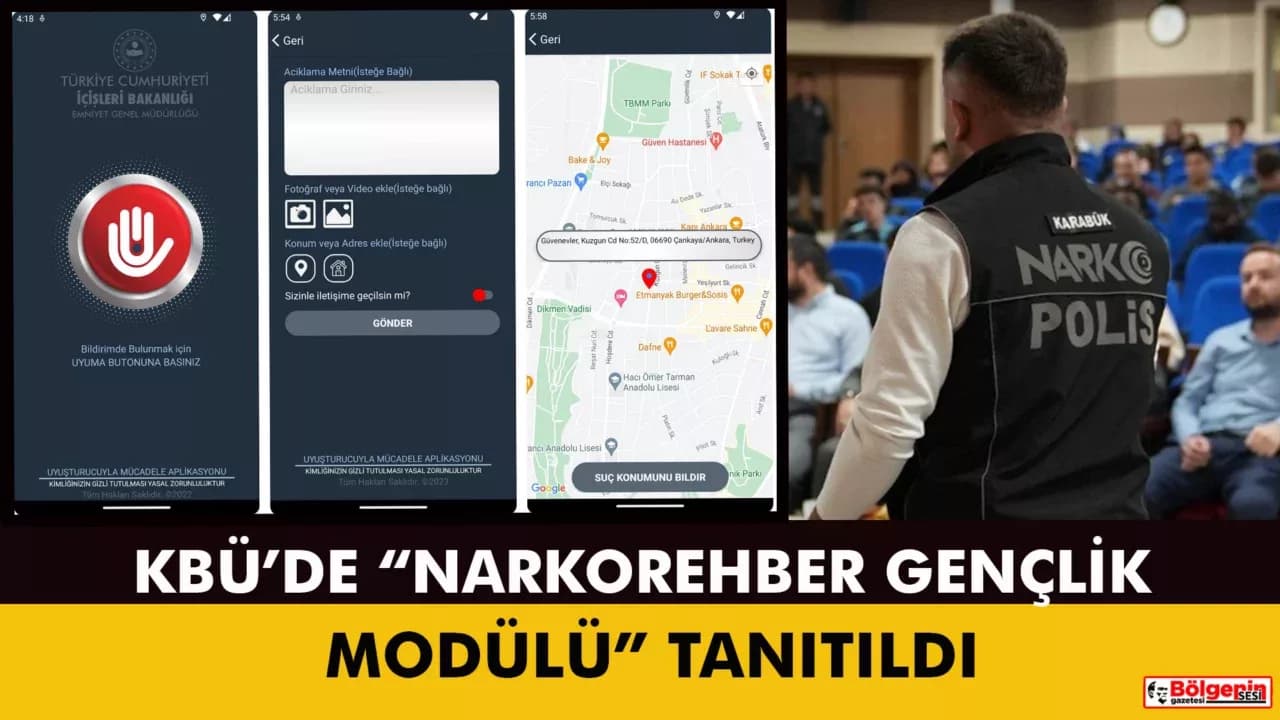 KBÜ’de Madde Bağımlılığıyla Mücadele İçin "Narkorehber Gençlik Modülü" Anlatıldı