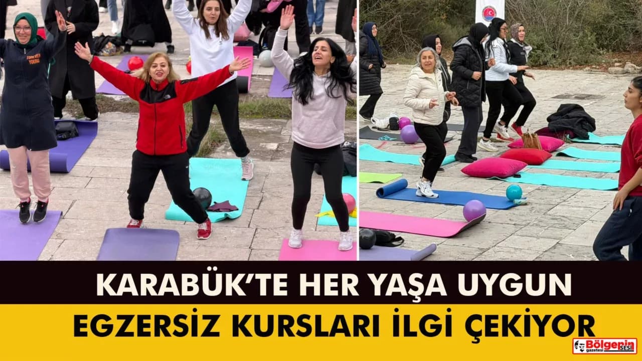 KARABÜK’TE KAMER MERKEZLERİNDE SAĞLIKLI YAŞAM HAREKETİ