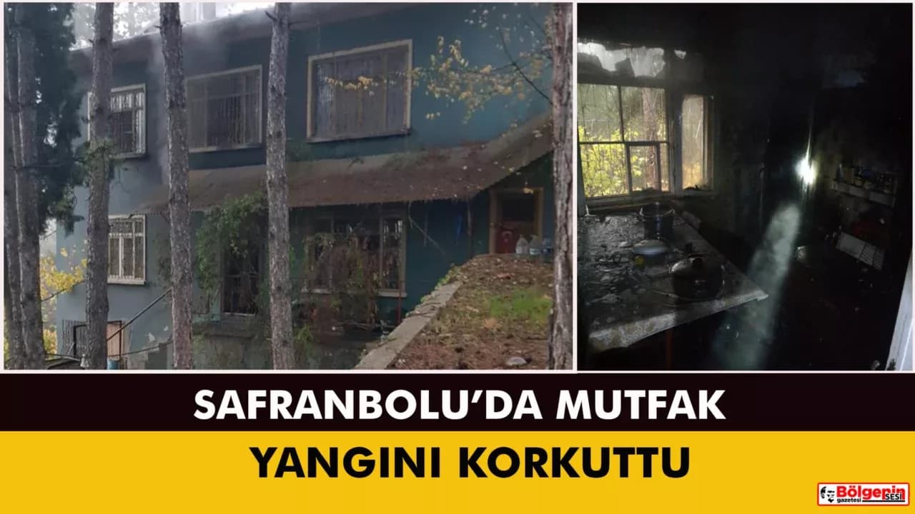 Mutfakta çıkan yangın söndürüldü