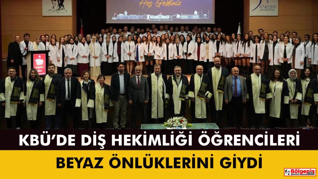 KBÜ’de"Beyaz Önlük Giydirme Töreni" Düzenlendi