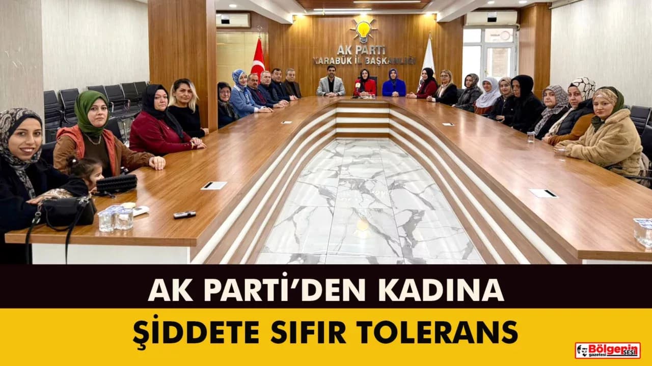 AK Parti Karabük İl Kadın Kolları’ndan 25 Kasım Mesajı