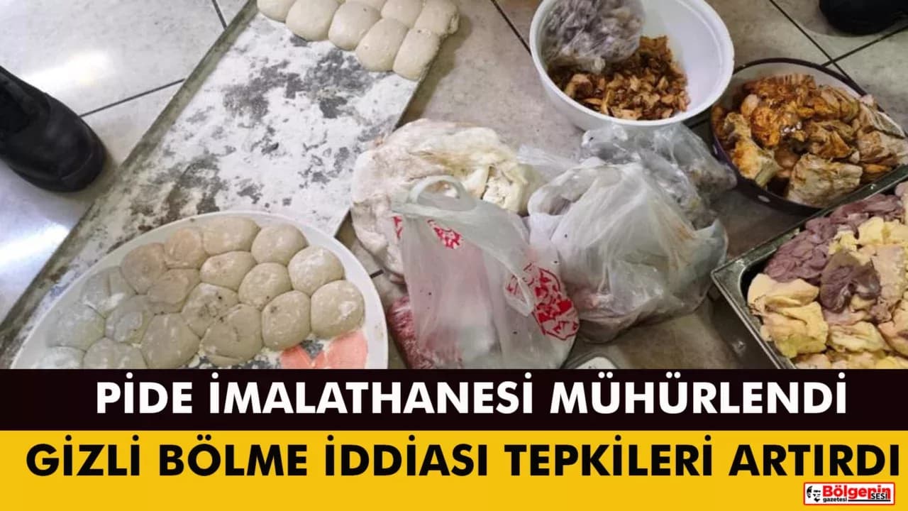 Mühürlü pidecinin gizli bölmesi gündem oldu