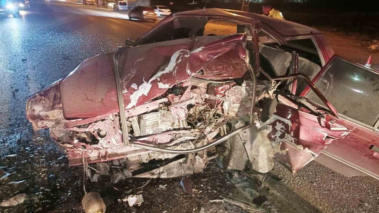 Amasya’da otomobiller çarpıştı: 1 ölü, 3 yaralı