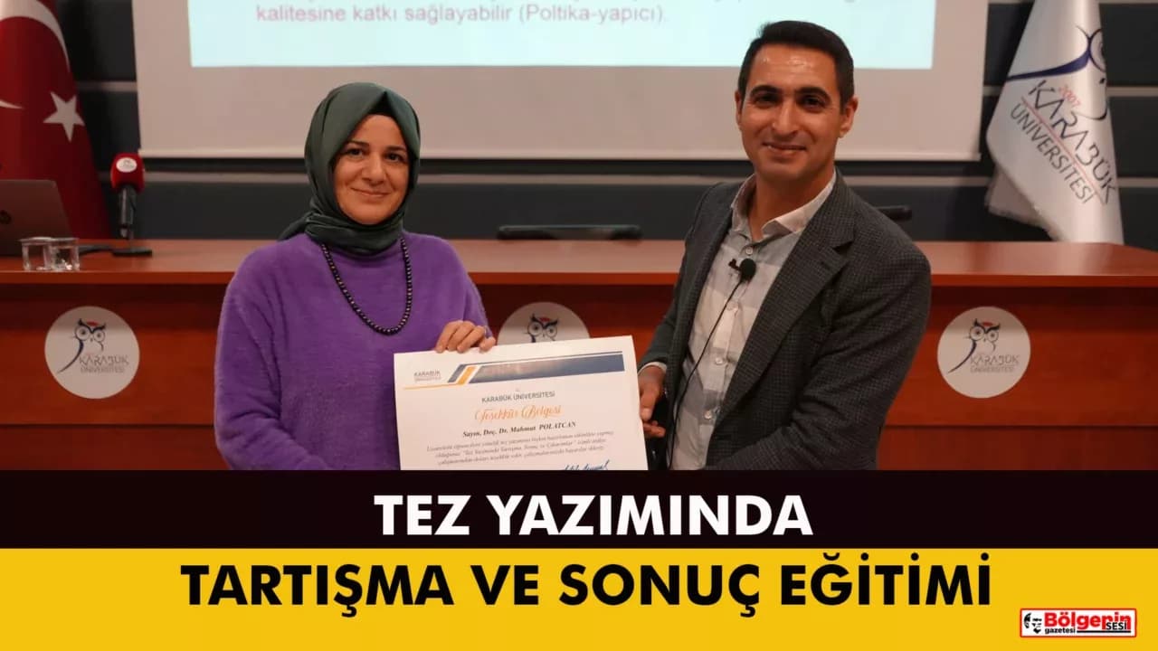 KBÜ’de Tez Yazım Seminer Dizisi Tartışma ve Sonuç Bölümleriyle Devam Etti