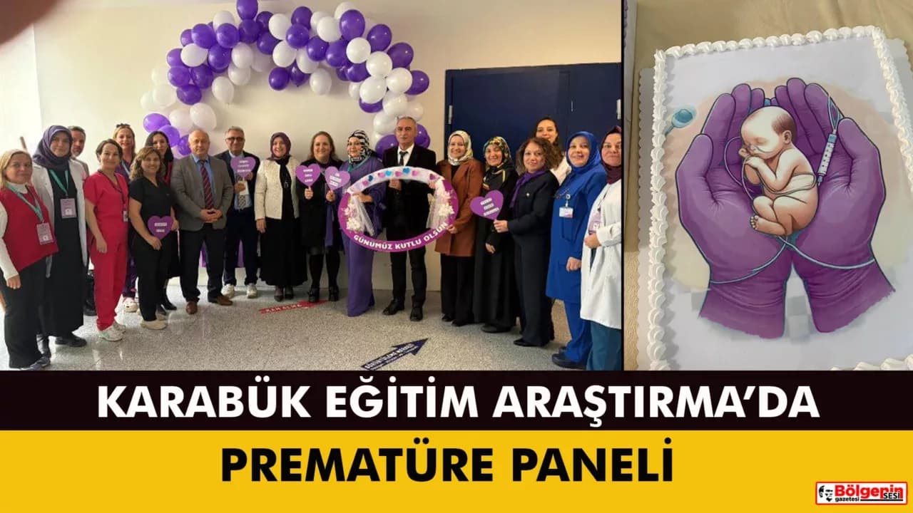 Karabük Eğitim ve Araştırma Hastanesi’nde “Küçük Kalplerin Büyük Savaşı” Paneli Düzenlendi