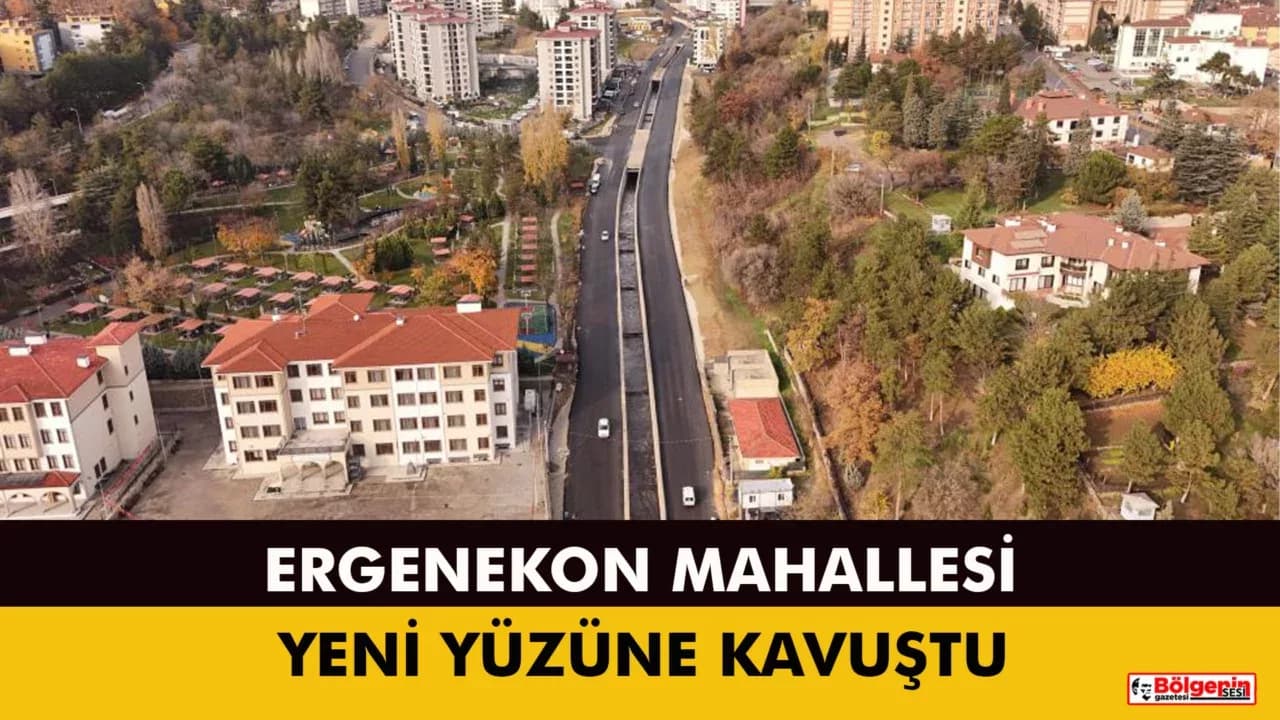 ERGENEKON’DA ASFALT VE ALTYAPI TAMAMLANDI
