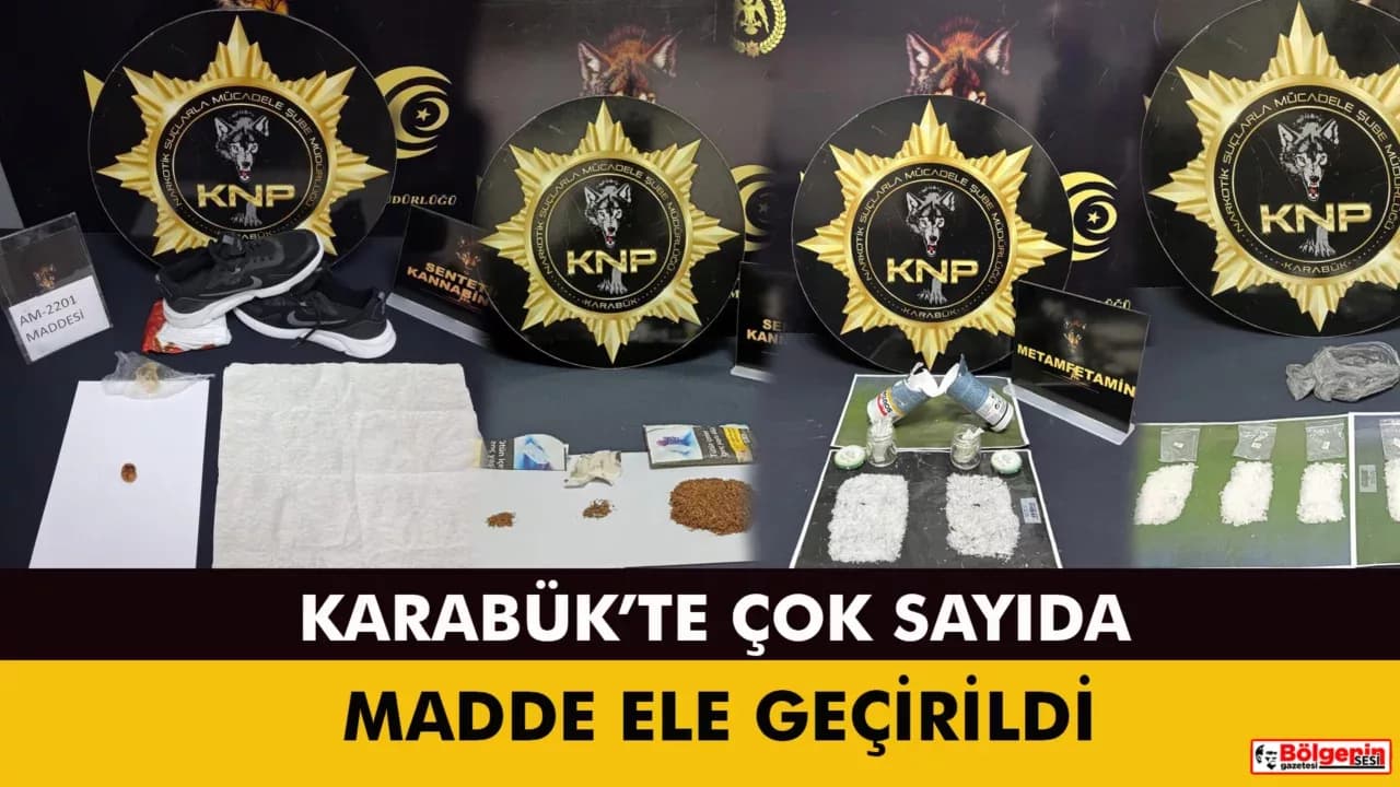 Karabük’te uyuşturucu satıcılarına darbe