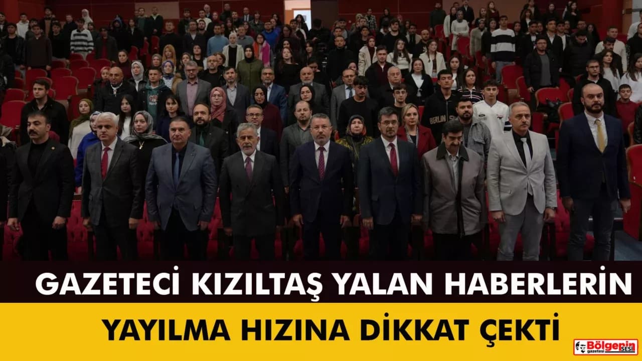 KBÜ'de "Medyanın Dünü ve Bugünü” Söyleşisi