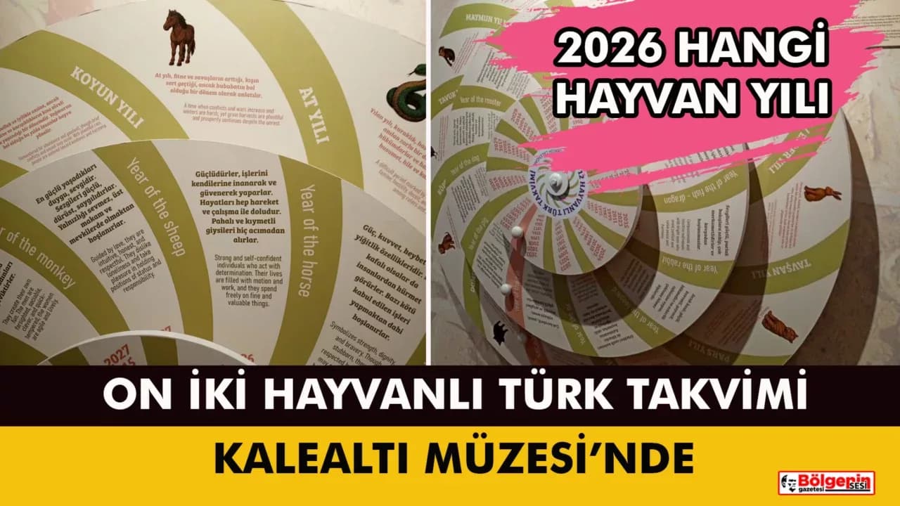 KALEALTI MÜZESİ’NDE 12 HAYVANLI TÜRK TAKVİMİ İLGİ ODAĞI OLDU