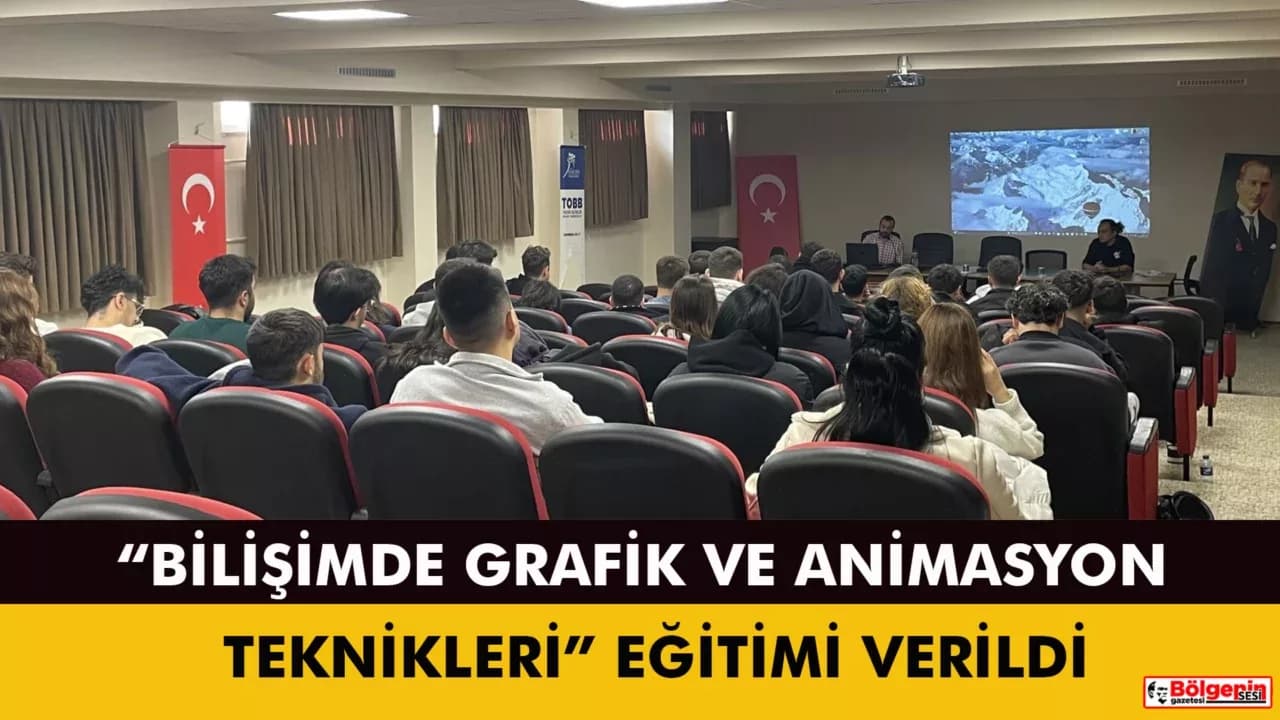 KBÜ’de “Bilişimde Grafik ve Animasyon Teknikleri” Eğitimi Düzenlendi