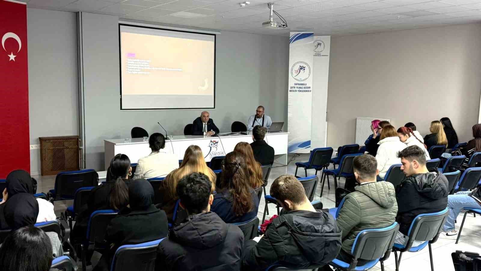 Kaymakam Baskın, KBÜ’de Kamu Yönetimi Dersi’ne konuk oldu