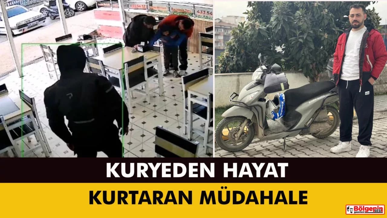 Kurye heimlich manevrasıyla boğulan çocuğu kurtardı: O anlar kamerada
