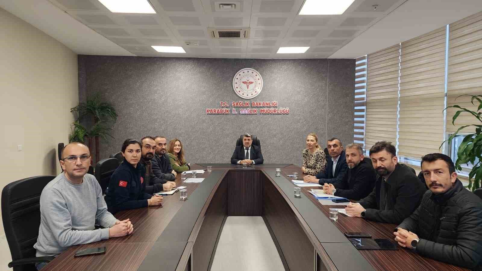 Karabük’te acil sağlık hizmetleri değerlendirildi