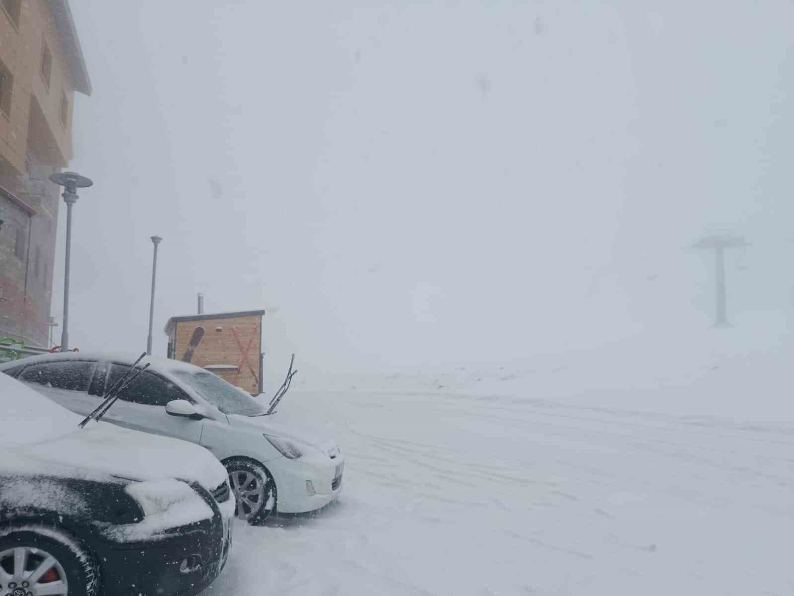 Samsun’un zirveleri beyaza büründü
