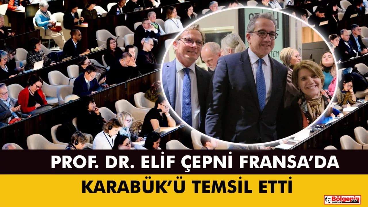 KBÜ Rektör Yardımcısı Prof. Dr. Elif Çepni, UNESCO Etkinliğinde Türkiye’yi Temsil Etti