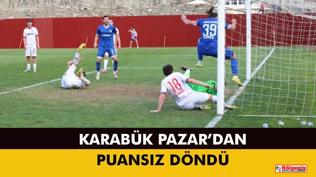 TFF 3. Lig: Pazarspor: 1 - Karabük İdman Yurdu: 0