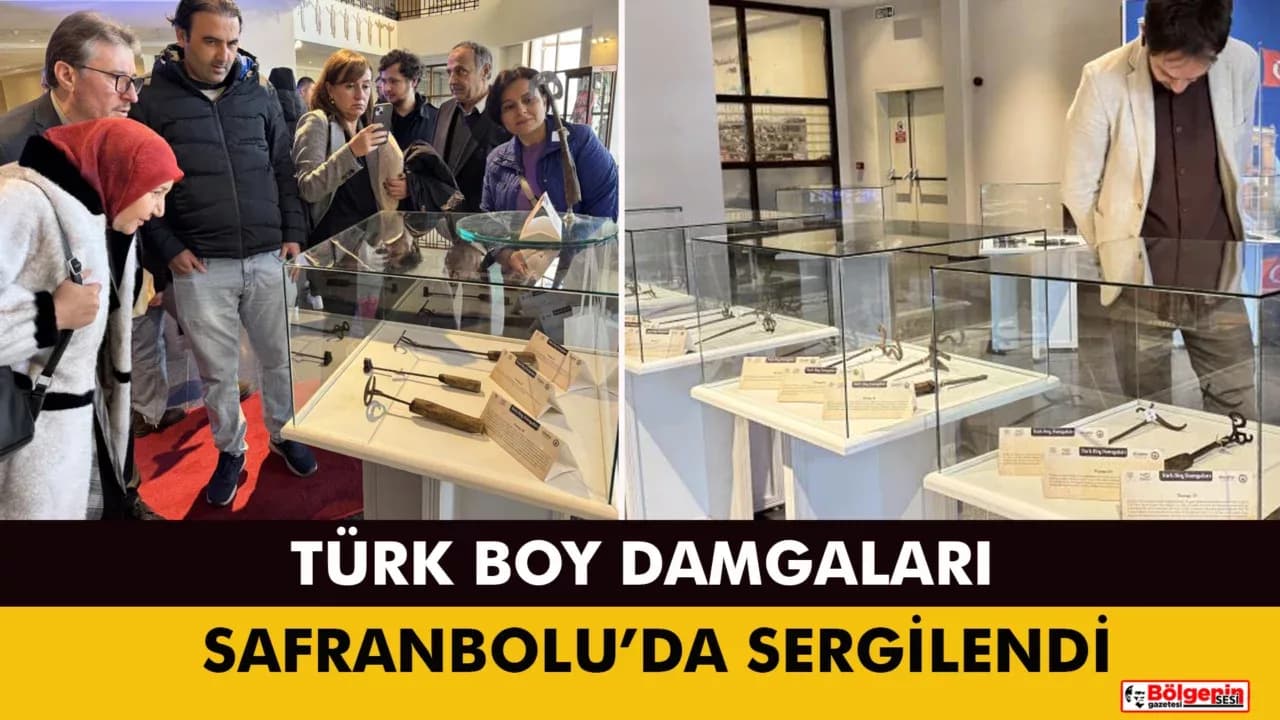 40 yılda biriktirdiği Türk boy damgalarını Safranbolu’da sergiledi