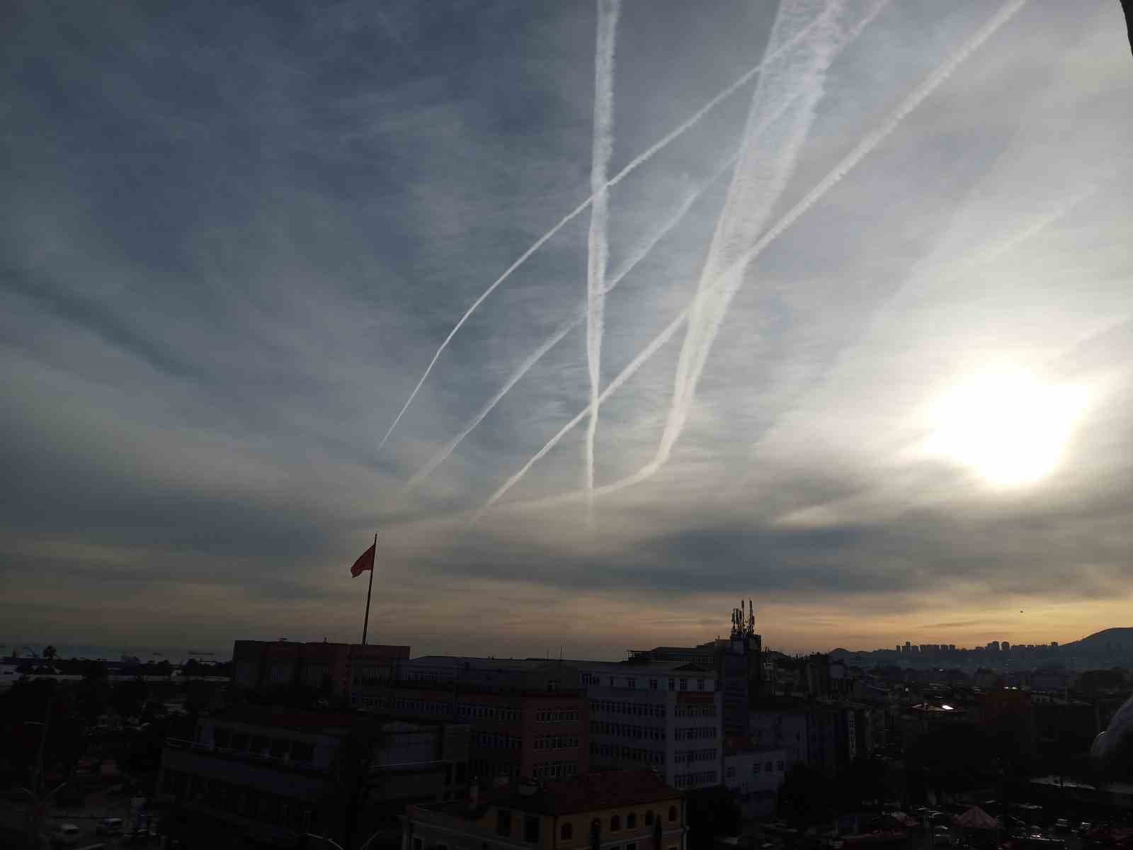 Samsun semalarında dikkat çeken manzara