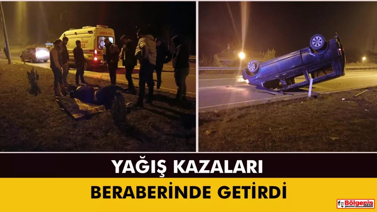 Karabük’te trafik kazaları: 3 yaralı