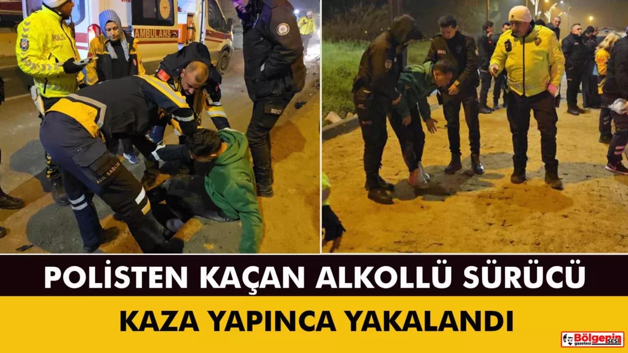 Karabük'te Alkollü Sürücü Kaza Yaptı