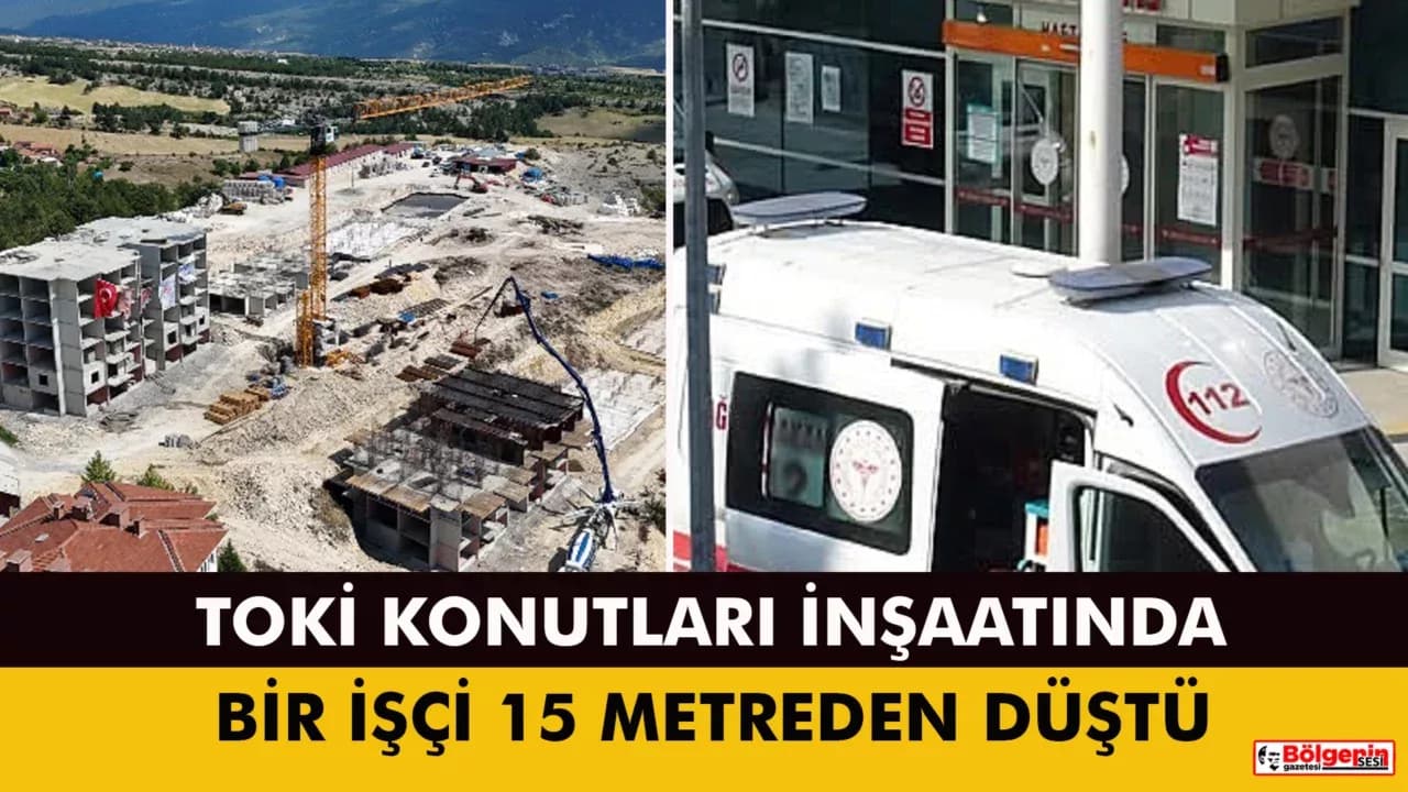 Safranbolu TOKİ Konutları İnşaatında Bir İşçi Düşerek Ağır Yaralandı