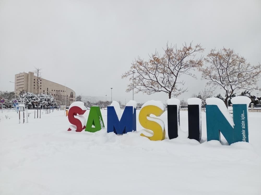 Samsun’da kar tatili: Bazı ilçelerde eğitime 1 gün ara
