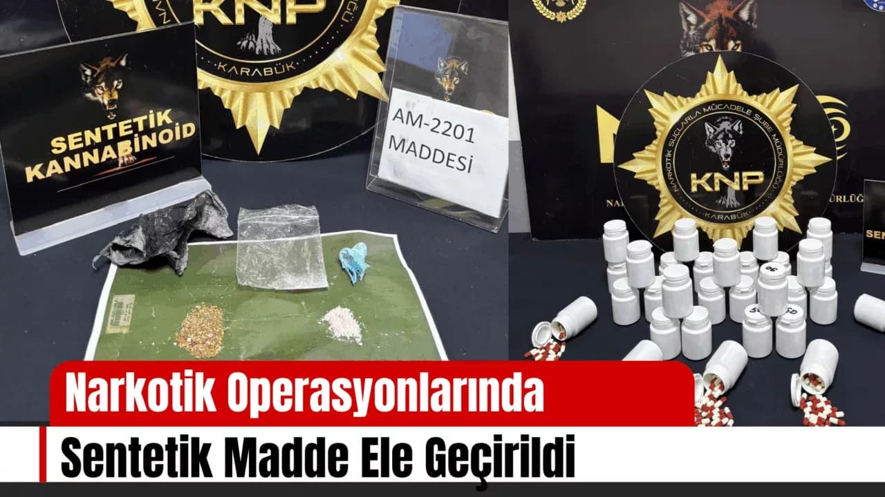 Karabük’te Uyuşturucu Operasyonları