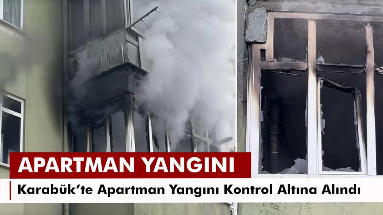 5 katlı apartmanda yangın paniği: 8 kişi itfaiye ekiplerince kurtarıldı