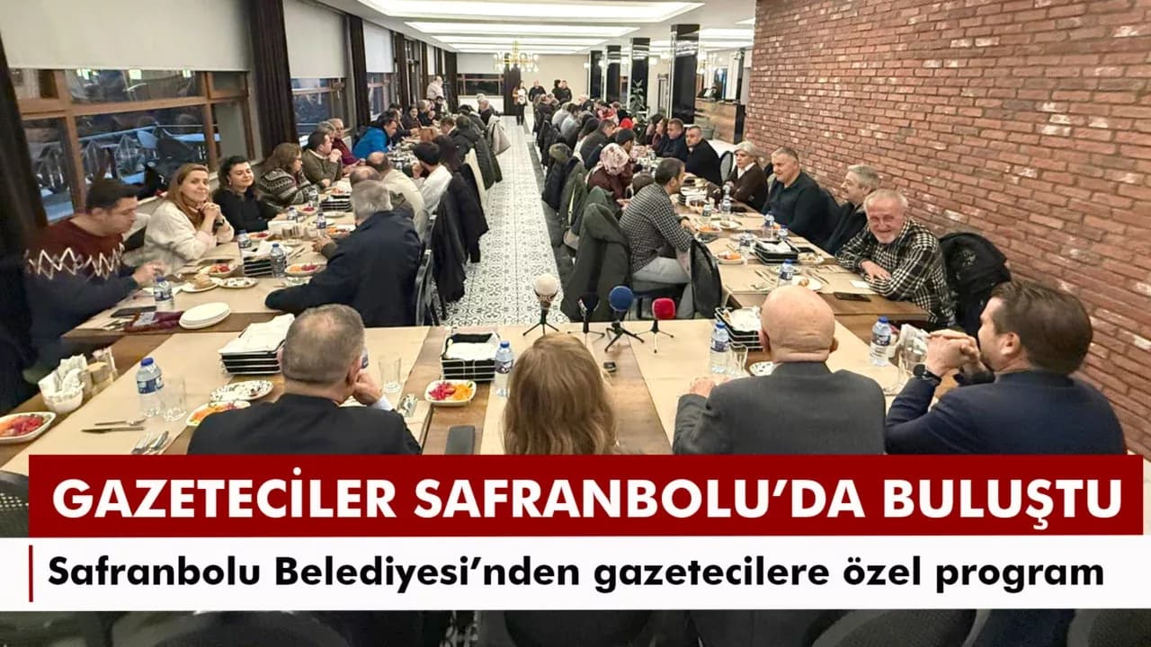 Safranbolu’da Gazeteciler Günü Buluşması