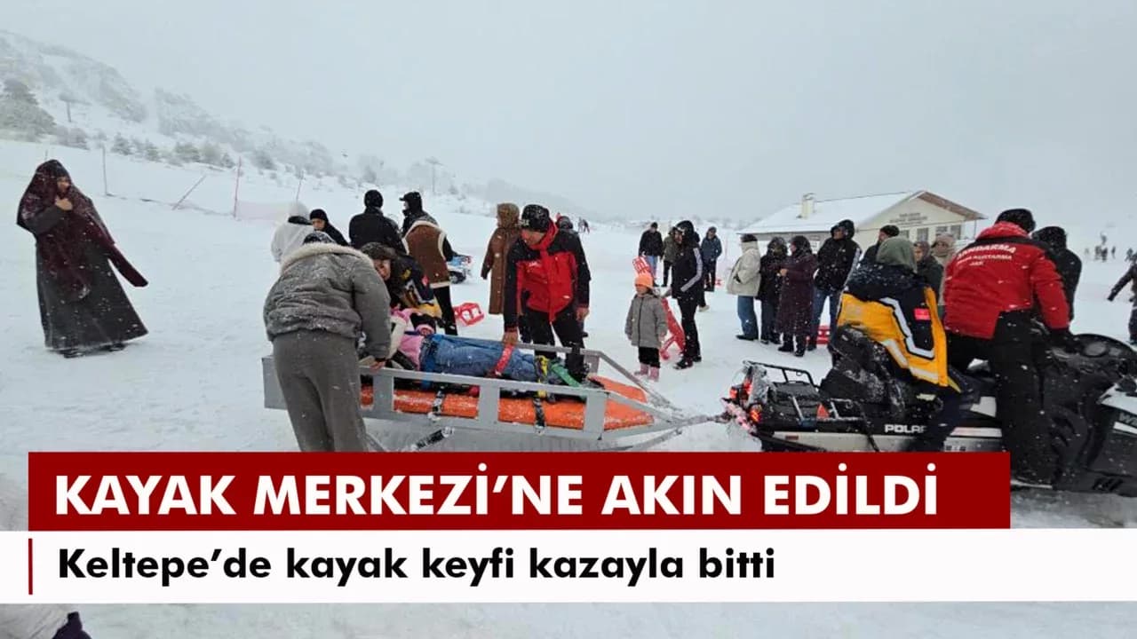 Keltepe Kayak Merkezi'ne yoğun ilgi