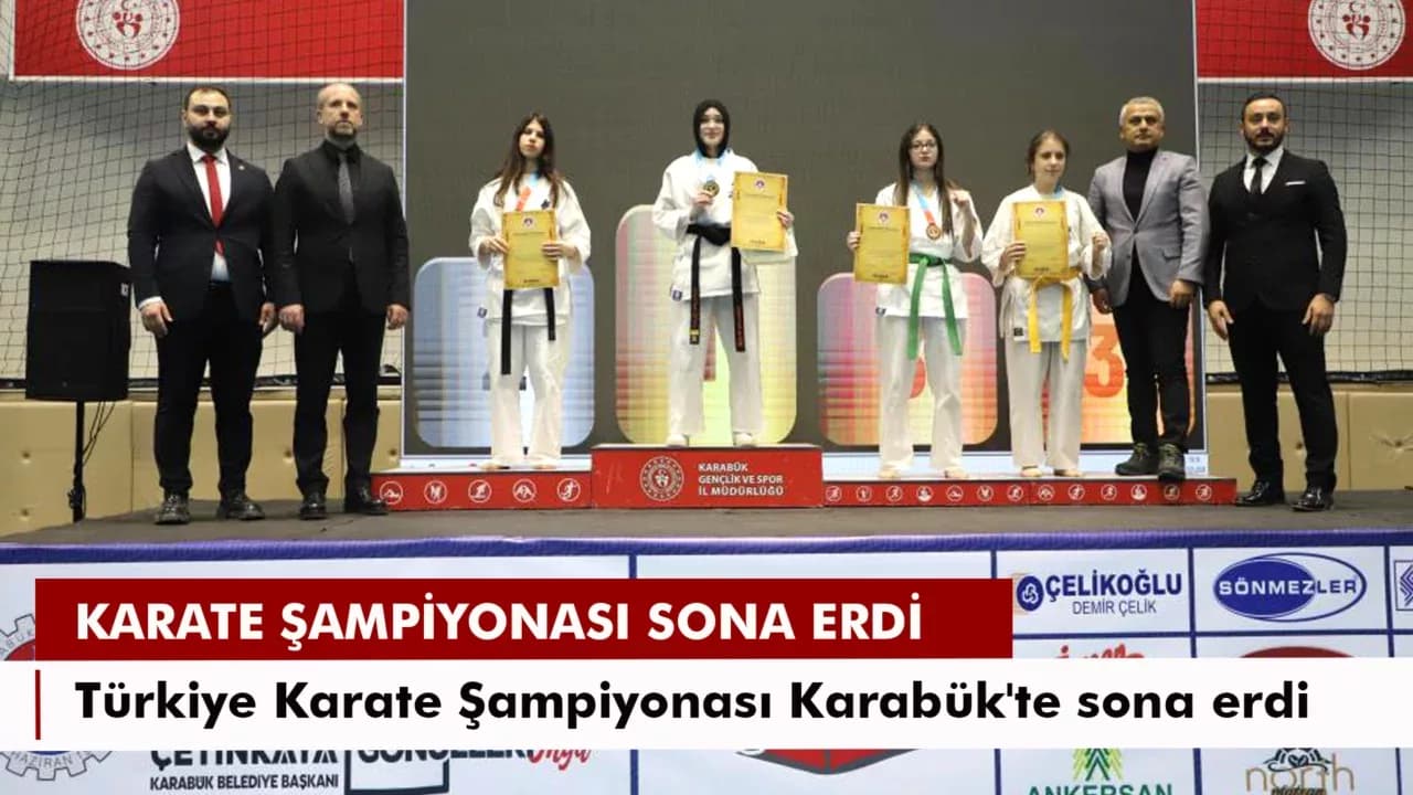 Türkiye Kyokushin Karate Şampiyonası, Karabük'te sona erdi