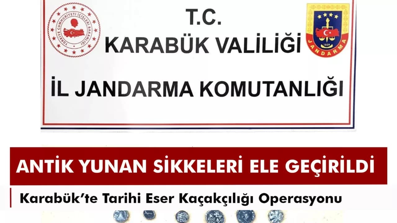 Karabük’te tarihi eser operasyonu