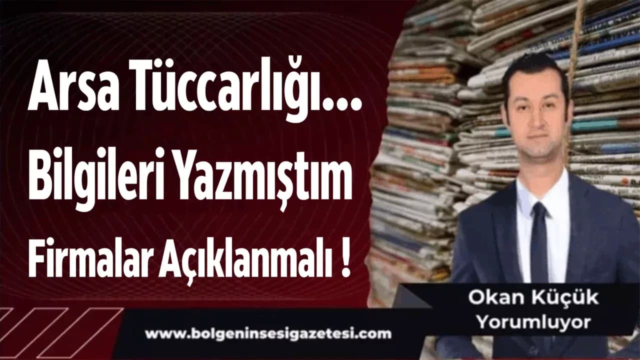 Arsa Tüccarlığı…