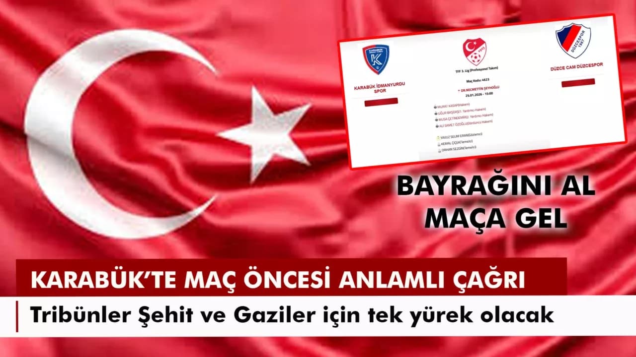 KARABÜK İDMAN YURDU’NDAN ANLAMLI DAVET
